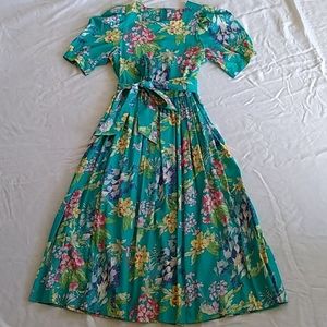 Vintage Laura Ashley Floral Dress